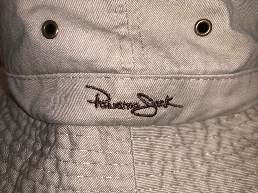 Panama Jack Bucket Hat Size L Beige Cotton Y2K Gorpcore - Picture 3 of 6
